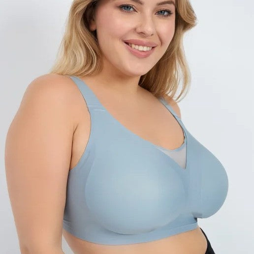 EravaFit™ Women's Plus Size Mesh Covered Seamless Bra