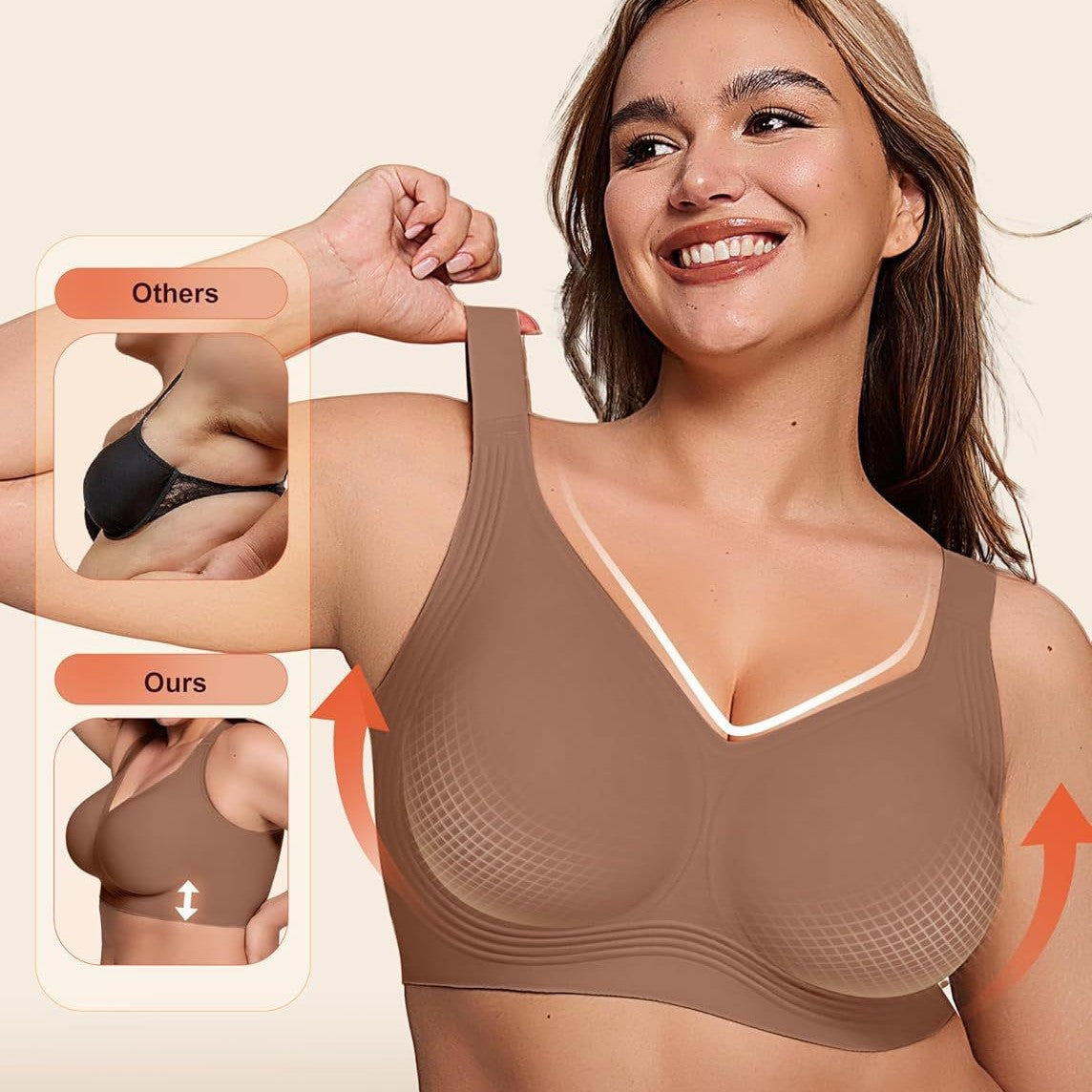 EravaFit™ Widestrap Covered Support Jelly Bra