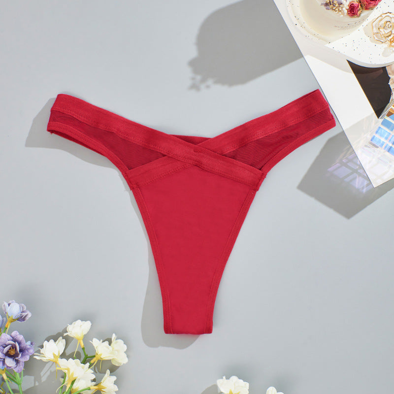 Women's Mesh Cross Panties
