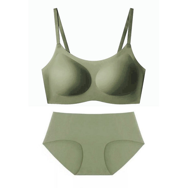 Ensemble soutien-gorge et culotte sans couture