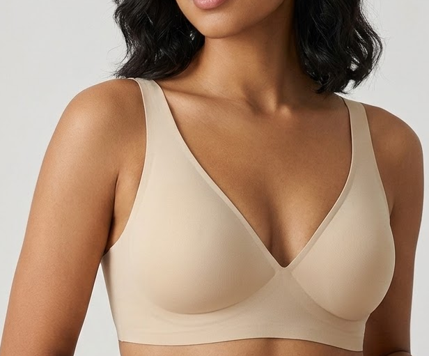 EravaFit™ V-Neck Seamless Wire-Free Comfortable Jelly Bra