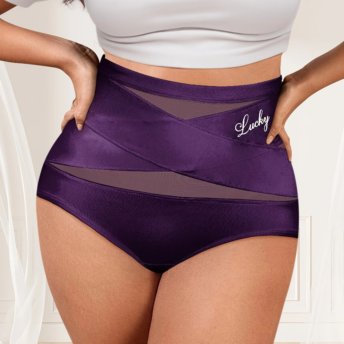 High Waisted Seamless Tummy Control Women's Underwear