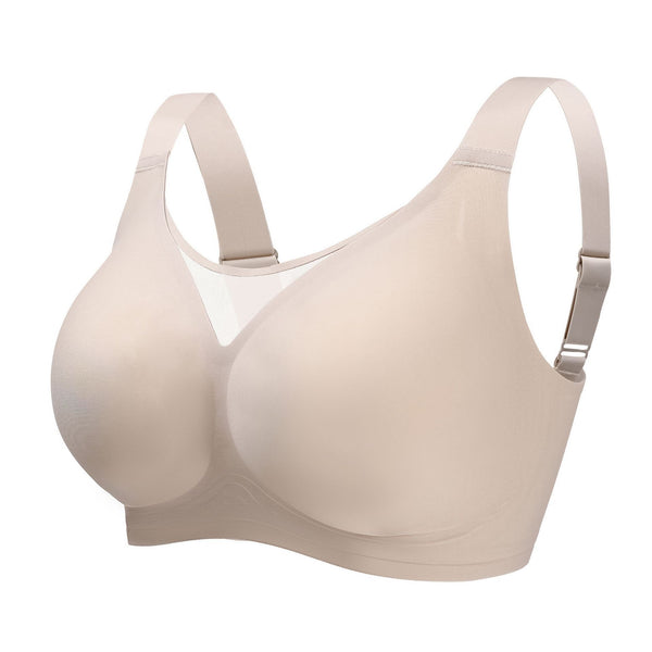 EravaFit™ Women's Plus Size Mesh Covered Seamless Bra