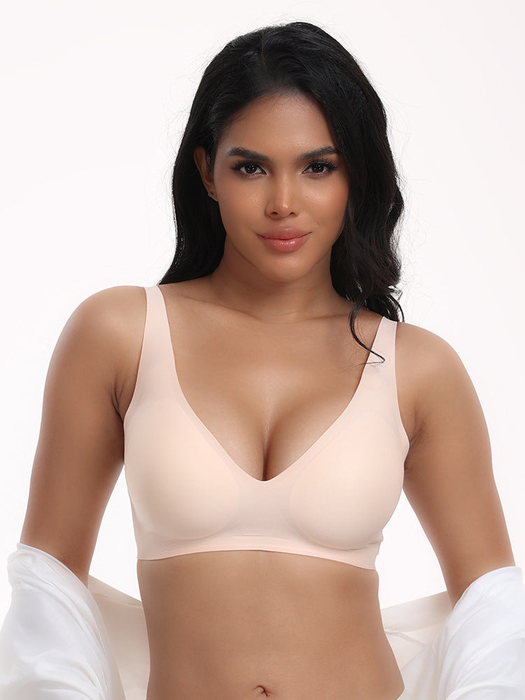EravaFit™ V-Neck Seamless Wire-Free Comfortable Jelly Bra