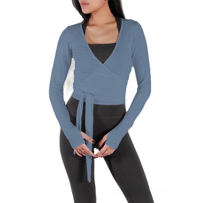 Knitted Sweater Criss Cross Top