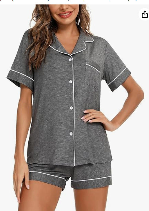Women's Short Sleeve Pajama Set