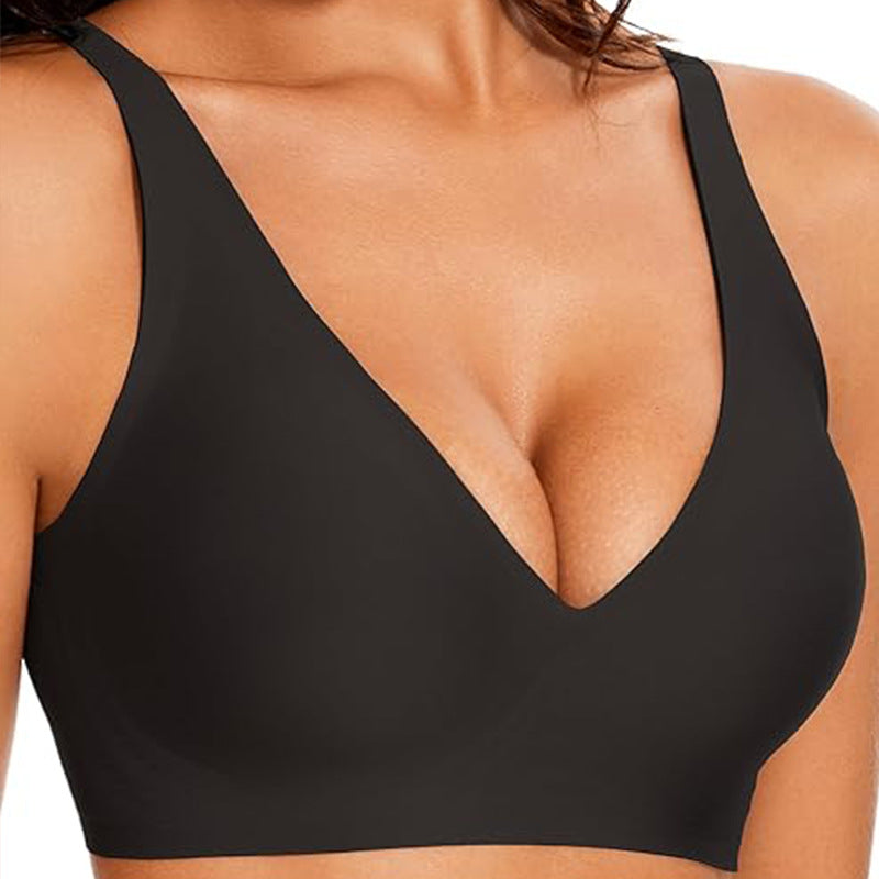 EravaFit™ V-Neck Seamless Wire-Free Comfortable Jelly Bra