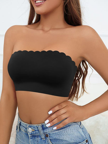 Soutien-gorge bandeau sans bretelles ondulé EravaFit™ pour femme