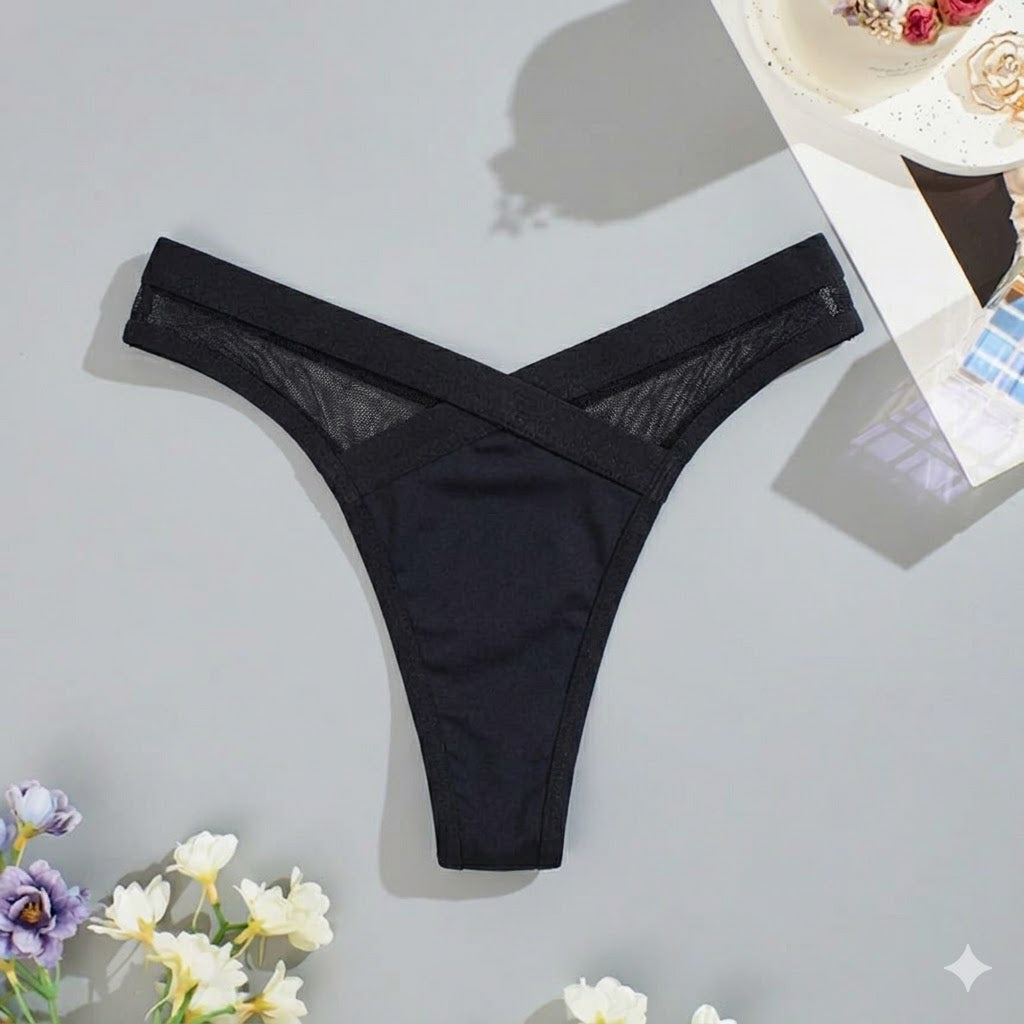Women's Mesh Cross Panties